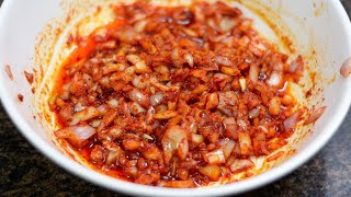 सिंहगडावरील जेवणाची चव वाढवणारी कांद्याची झणझणीत चटणी  Onion Chutney Recipe in marathi [upl. by Cilo]