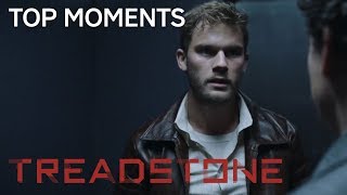 Treadstone  Top Moments Season 1 Episode 2 Bentley Fights In The Elevator  on USA Network [upl. by Annavas]