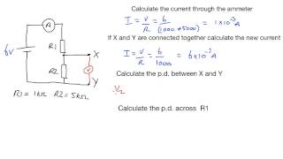 A Level Physics  Potential Divider Problem [upl. by Annice]