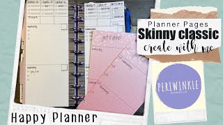 EASY TIPS FOR PLANNING IN HAPPY PLANNER® SKINNY CLASSIC [upl. by Atal661]