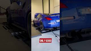 JimWolfTechnology C8 cammed Nissan 350Z on Dyno wtomei ti expreme350z tuning nissan sound [upl. by Lesoj394]