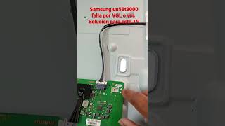 Samsung uhd un58tu8000 reinicio por voltaje ⚡ VGL solución para esta TV [upl. by Rozanna691]