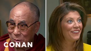 The Dalai Lama Reveals His Fun Side  CONAN on TBS [upl. by Ived837]