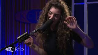 Lorde performing quotRoyalsquot Live on KCRW [upl. by Laleb]