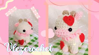 🐮Vaquita 🐄 amigurumi San Valentín 22 paso a paso [upl. by Burra]