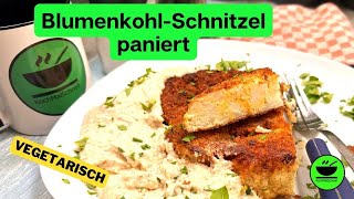 Paniertes BlumenkohlSchnitzel von KochMalSchnell [upl. by Amarette655]