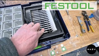 Festool CENTROTEC Systainer bit set  Good value [upl. by Enymzaj]