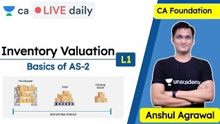 Inventory Valuation L1  Basics of AS2  Unacademy CA Foundation  Anshul Agrawal [upl. by Glick]