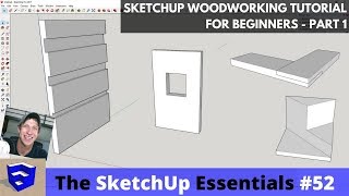 SketchUp Woodworking Tutorial for Beginners  Part 1 [upl. by Harding]