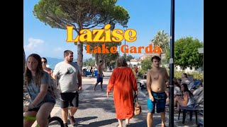 LAZISE LAKE GARDA ITALY 🇮🇹  AUGUST 2023 WALKING TOUR [upl. by Howell]