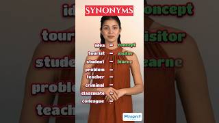 Synonyms You Need to Know for Everyday English  FluentTalkers shorts ytshorts [upl. by Eyla]