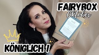 FAIRYBOX Oktober unboxing  Fairybox setzt dem ganzen die Krone auf 🤴 [upl. by Amleht4]