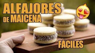 🇦🇷CÓMO HACER ALFAJORES DE MAICENA  PASO A PASO [upl. by Hafinah]