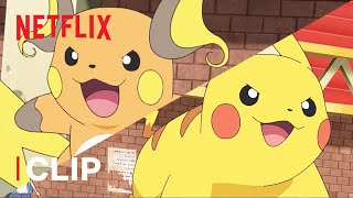 Pikachu vs Raichu  Pokémon Journeys The Series  Netflix After School [upl. by Assilev179]