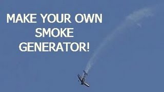 Cool Invention RC Airplane SMOKE GENERATOR [upl. by Ebbarta]