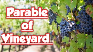 Parable of Vineyard  Bible Story  Sunday School Lesson [upl. by Eselahs]