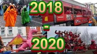 Die schönsten Wagen und Gruppen des Eschweiler Rosenmontagszugs Teil 2 [upl. by Lib]