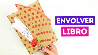 CÓMO FORRAR UN LIBRO  TUTORIAL [upl. by Aimac615]