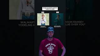 Your Favorite Artist Then Vs Now Walmart yodeling kid  Mason Ramsey quotBlue Over Youquot shorts viral [upl. by Arotak]