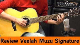 รีวิว Veelah อะคูสติกกีตาร์ Muzu All Solid amp Top Solid Signature [upl. by Matty]