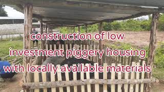 How to make Low budget pig pen [upl. by Ioj]