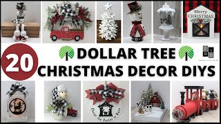 20 Dollar Tree Christmas Diys in 2021High End Christmas Decor Diys [upl. by Wimsatt]