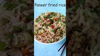 Paneer fried rice Lunch box recipe Restaurant style seasonings shorts [upl. by Luapnoj506]