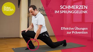 Arthrose  Schmerzen im Sprunggelenk  Die besten Übungen zur Prävention [upl. by Ellednek384]