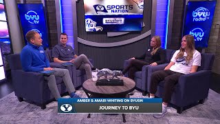 Amber amp Amari Whiting on BYUSN 42523 [upl. by Stacy732]