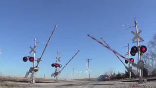 Railroad Crossings of the UP Joliet Sub [upl. by Rimat]