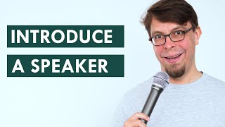 Introduce a guest speaker with this sample script in 3 steps [upl. by Jade]