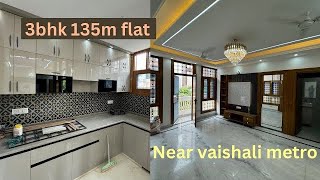 3bhk 135m flat near Vaishali metro [upl. by Votaw742]