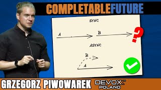 CompletableFuture and its Quirks • Grzegorz Piwowarek • Devoxx Poland 2022 [upl. by Ahsienak]