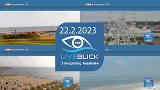 FRF Liveblick zeigt täglich die schönsten Webcams entlang der deutschen Küste Sendung vom 2222023 [upl. by Goodrow49]