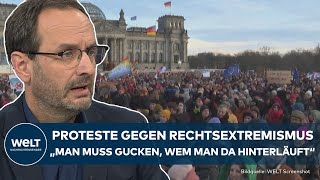 DEUTSCHLAND Massenproteste gegen Rechtsextremismus und Aufstieg der AfD [upl. by Anahsor]