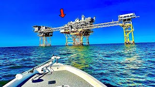 Solo Fishing Gas Rigs in the Gulf of Mexico [upl. by Boorman868]