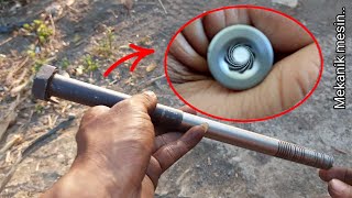 How to make barrel rifling from old steel bolts [upl. by Enairb]