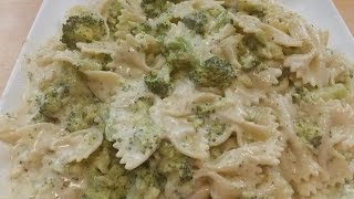 Four Cheese Bow Tie Pasta With Broccoli Recipe 138 [upl. by Ardnuyek]