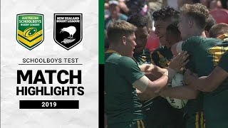 Australian Schoolboys v Junior Kiwis  Match Highlights  2019  Test Match [upl. by Heindrick]