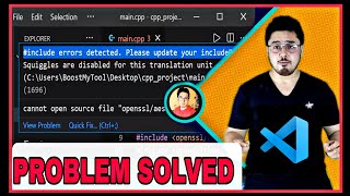 Include Path Error in VS Code  100 Fixed [upl. by Thebazile923]