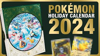 Satisfying UNBOXING  Pokémon Holiday Calendar 2024  What´s Inside [upl. by Ahsiemat]