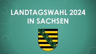 Ergebnis der Landtagswahl 2024 in Sachsen einfach und kurz erklärt [upl. by Francesco]