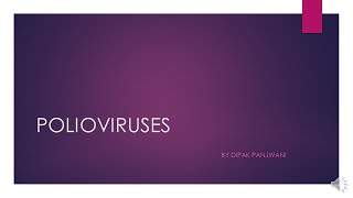 POLIOVIRUS [upl. by Copland]