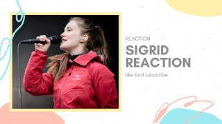 Sigrid – Mirror Live on Later Full Video Reaction [upl. by Barmen]