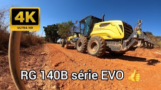 New Holland RG140B EVO na preparação de estrada para base [upl. by Peddada]