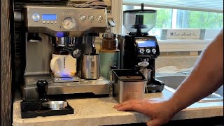 Breville Dual Boiler Espresso Machine BES920XL Start To Finish Brew An Espresso With Me [upl. by Docile]