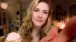 Personal Attention before you fall sleep • ASMR • Soft Spoken • Books Massage Cards [upl. by Calore]