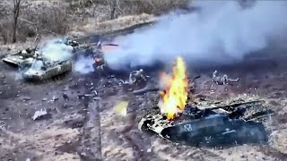 Ukraine Javelin Missiles Hit Russian Tanks Which Entered Bakhmut and Vuhledar [upl. by Nico]