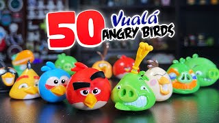 Hice un ANGRY BIRDS en la vida real💥Abrí 50 Vualá Sorpresa y me salió la COLECCIÓN COMPLETA …O no [upl. by Delphine798]