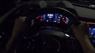 10 speed Camaro SS KMH TOP SPEED RUN POV  0250Kmh launch control POV  FPV [upl. by Mikihisa480]